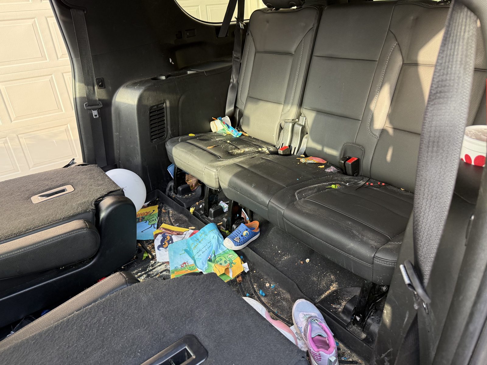 GMC Yukon before interior detailing