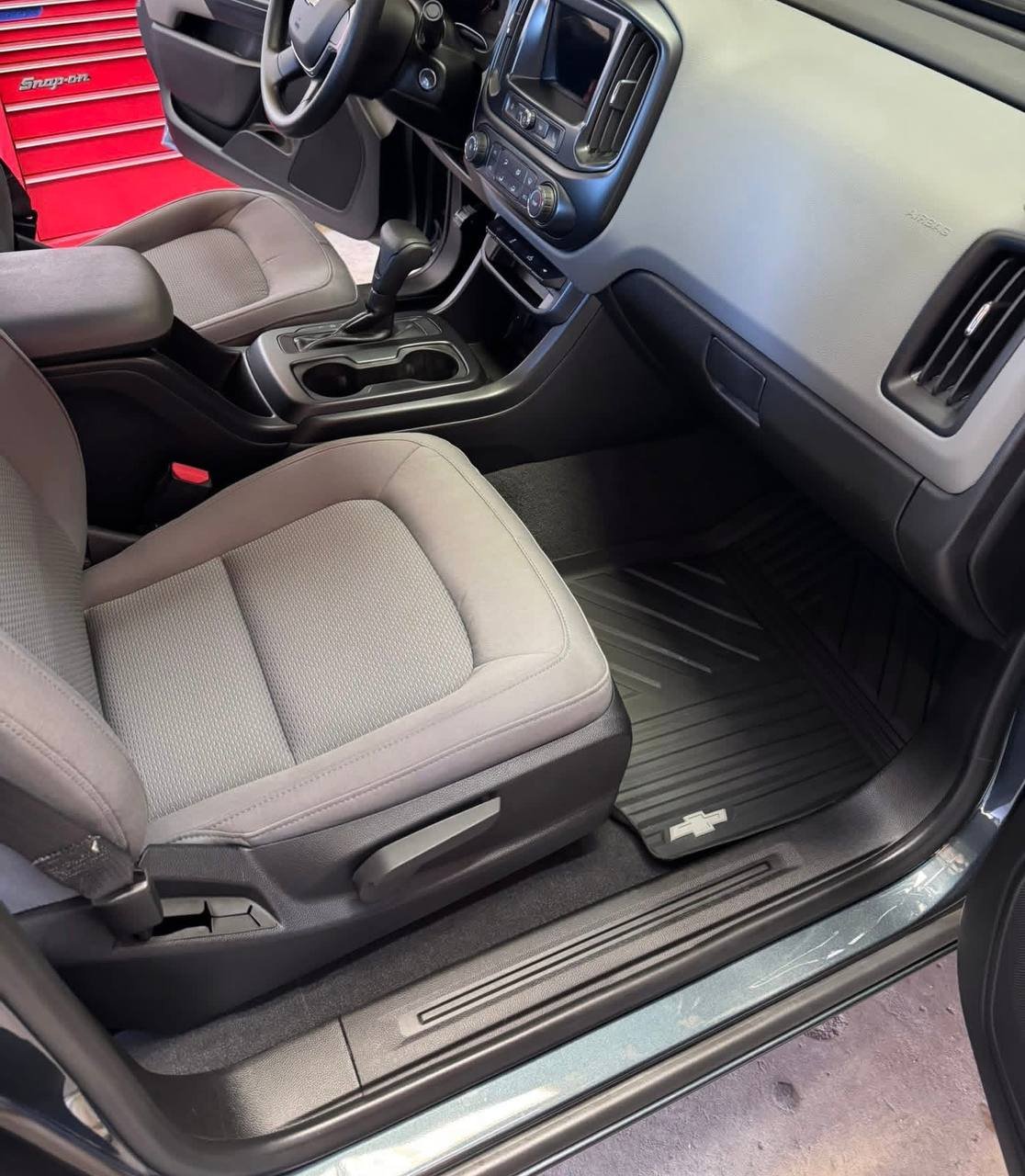 Chevy truck interior after detailing