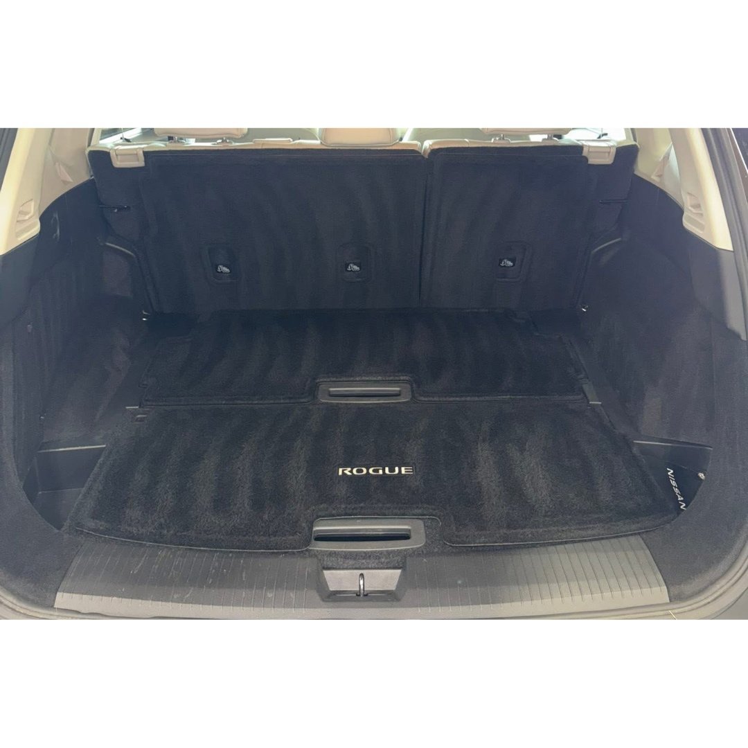 Nissan Rogue trunk after detailing — clean and refreshed